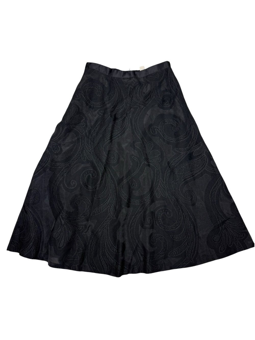 H&M Premium Selection brocade jacquard A-line maxi maxi skirt